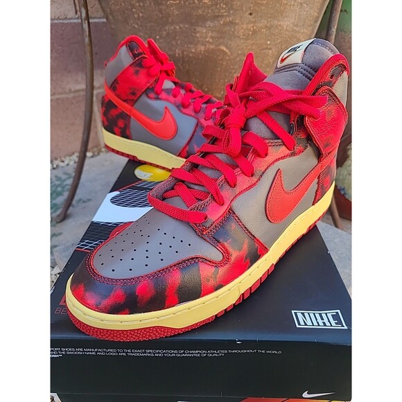 New In Box Nike Dunk High 1985 Red Acid Wash DD9404-604 Men\'s 12 main image 12